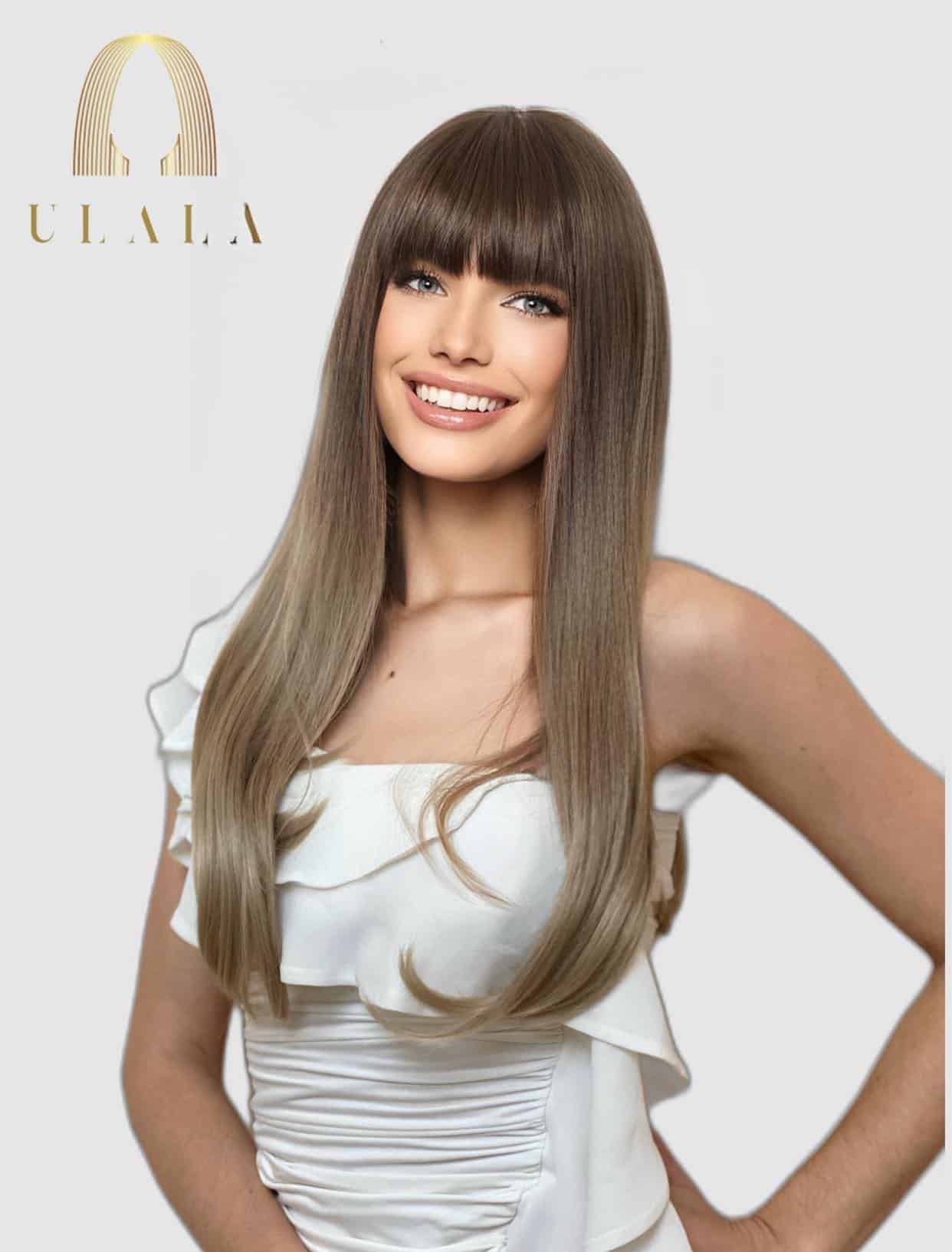 Hosszú balayage paróka 100% emberi haj