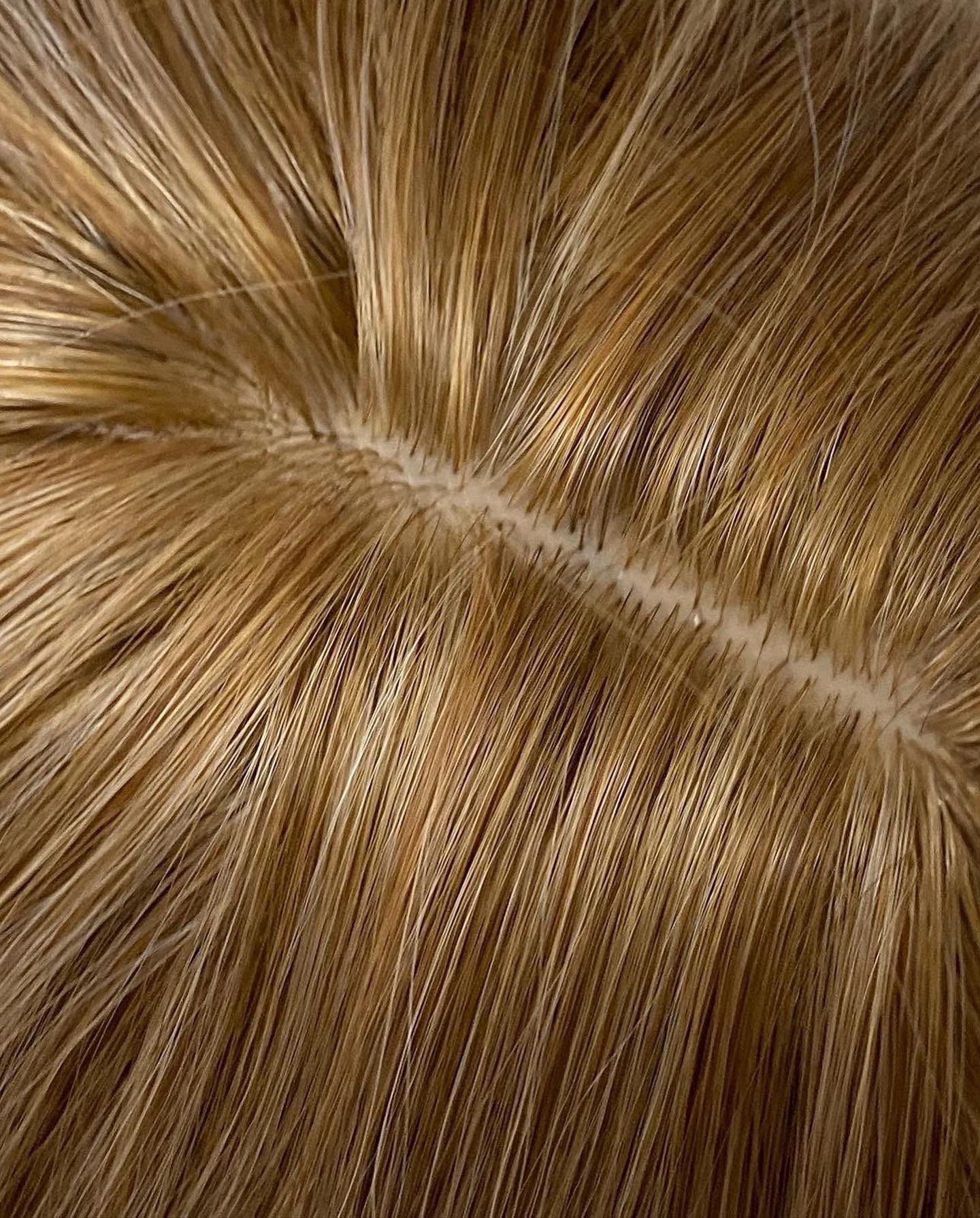 paróka mű fejbőrrel - 100% valódi emberi haj