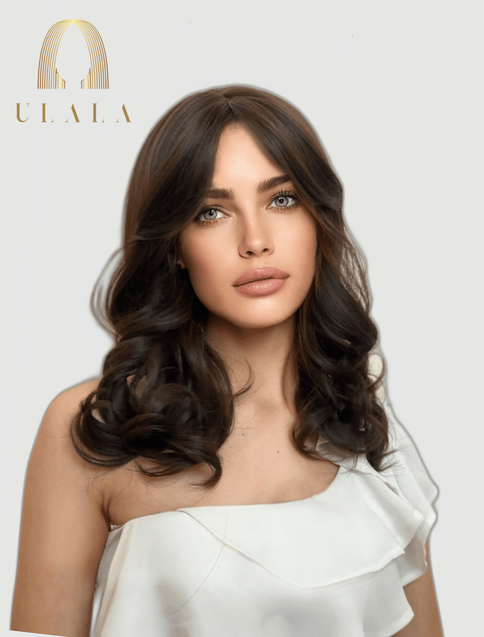 eladó barna jó minőségű paróka