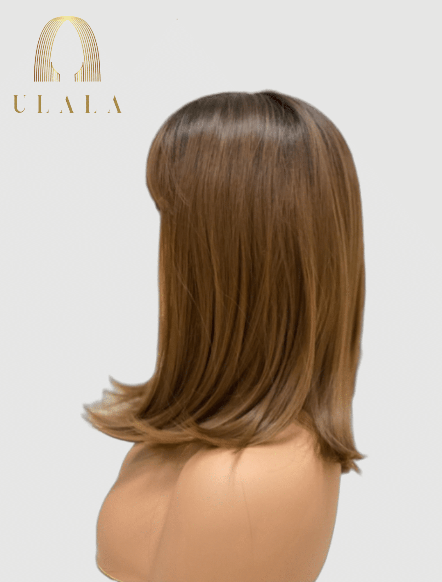 emberi haj paróka - barna középhosszú