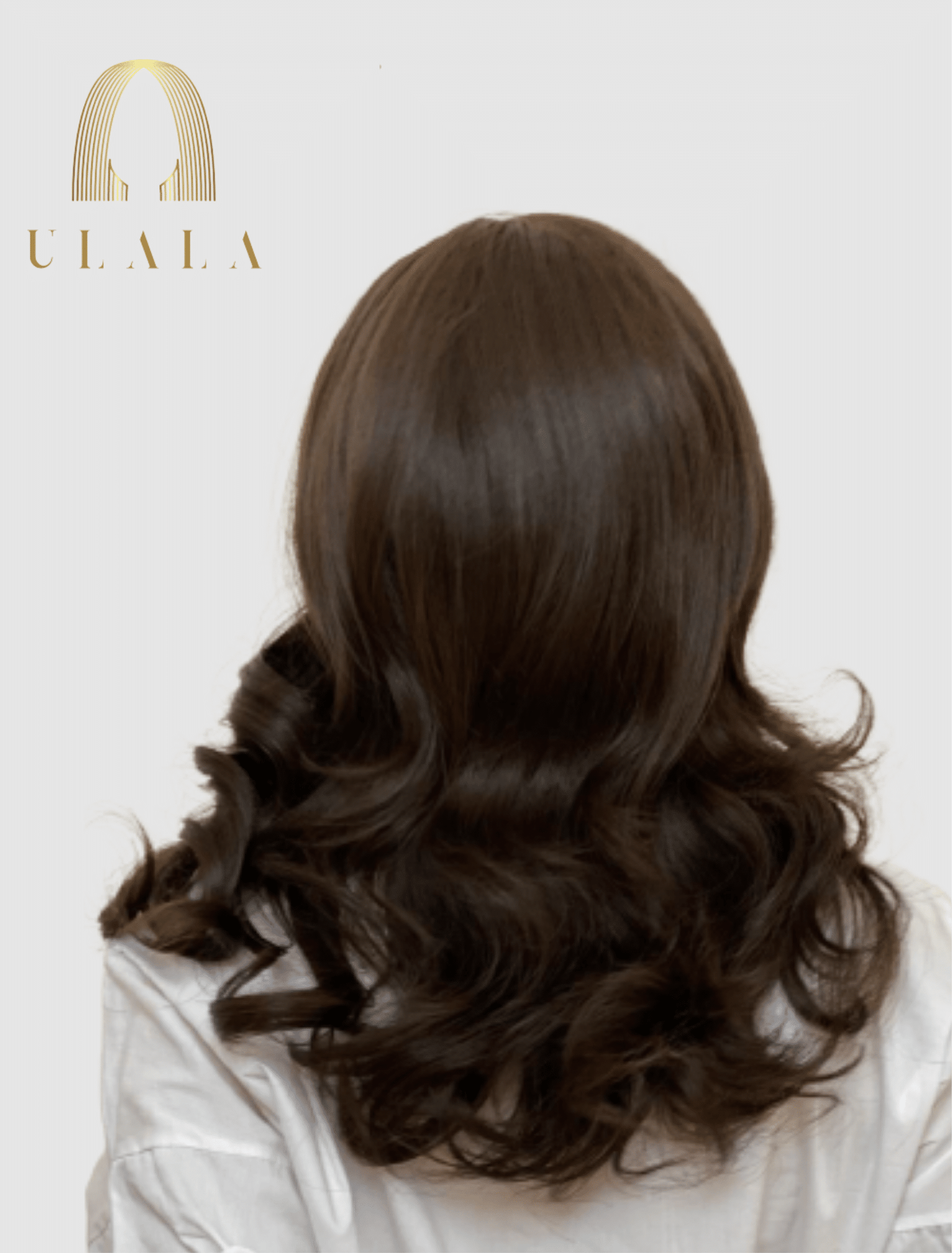 természetes barna paróka