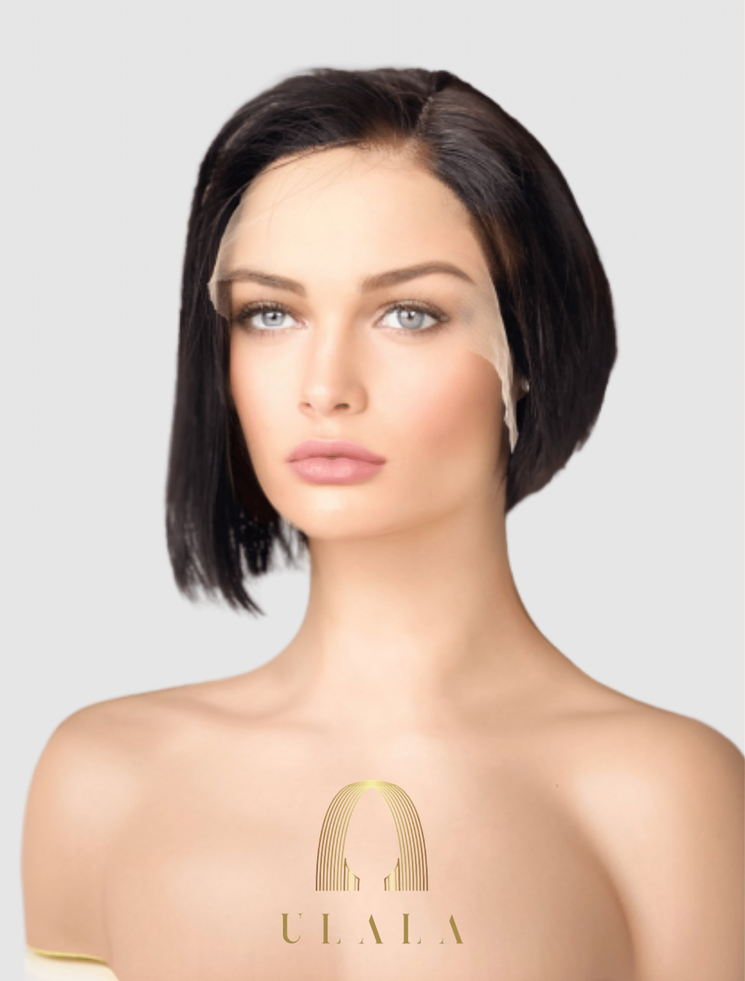 barna emberi haj paróka