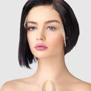 barna lace front hálós csipke paróka
