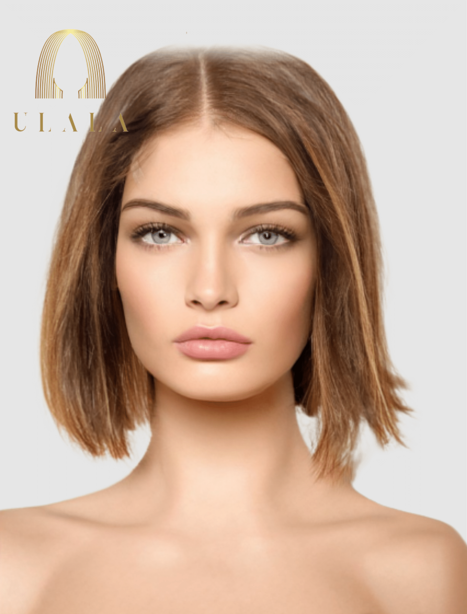 Hálós / Csipke (Lace front) kleopátra paróka - 100% emberi haj