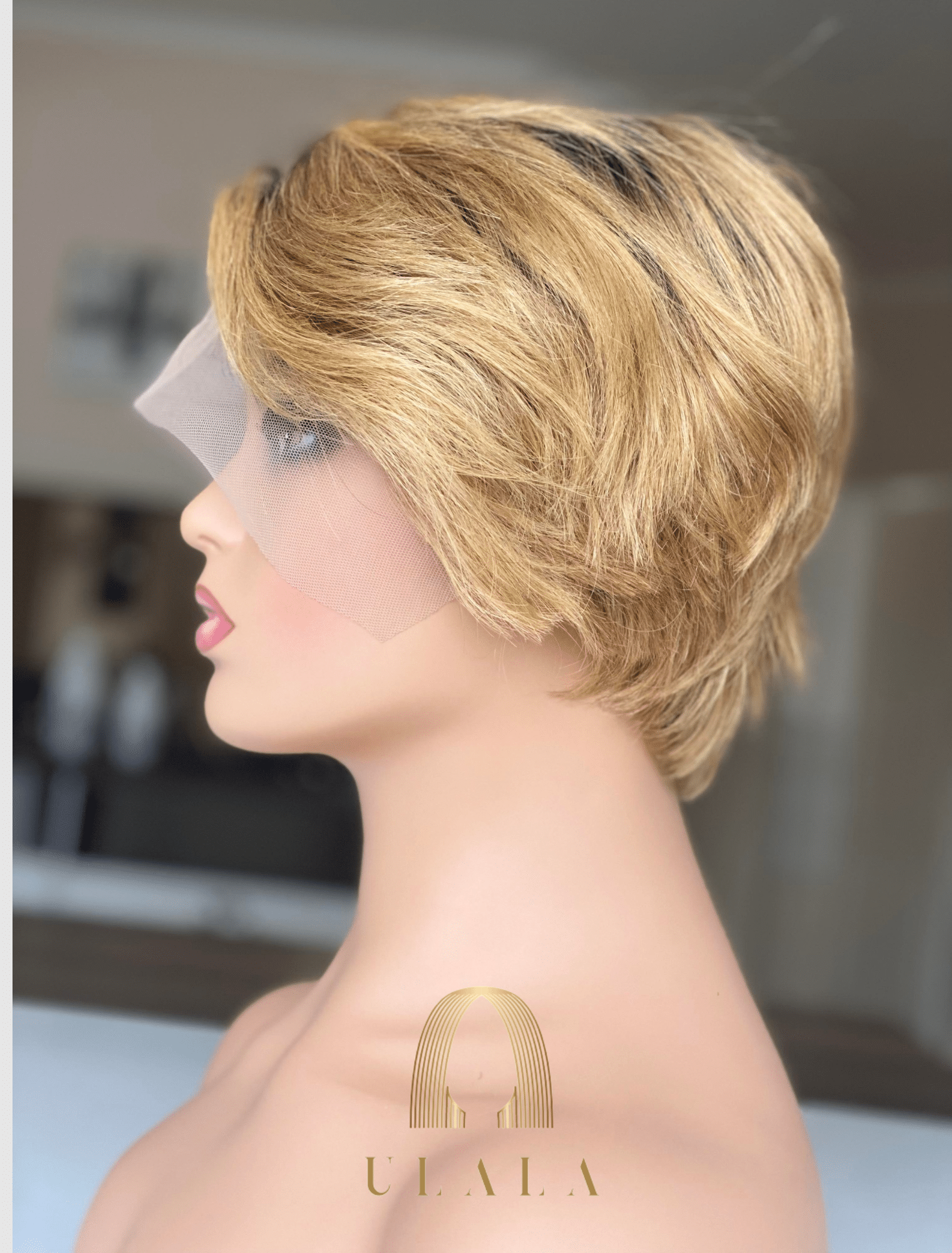 rövid hálós emberi haj parókák olcsón