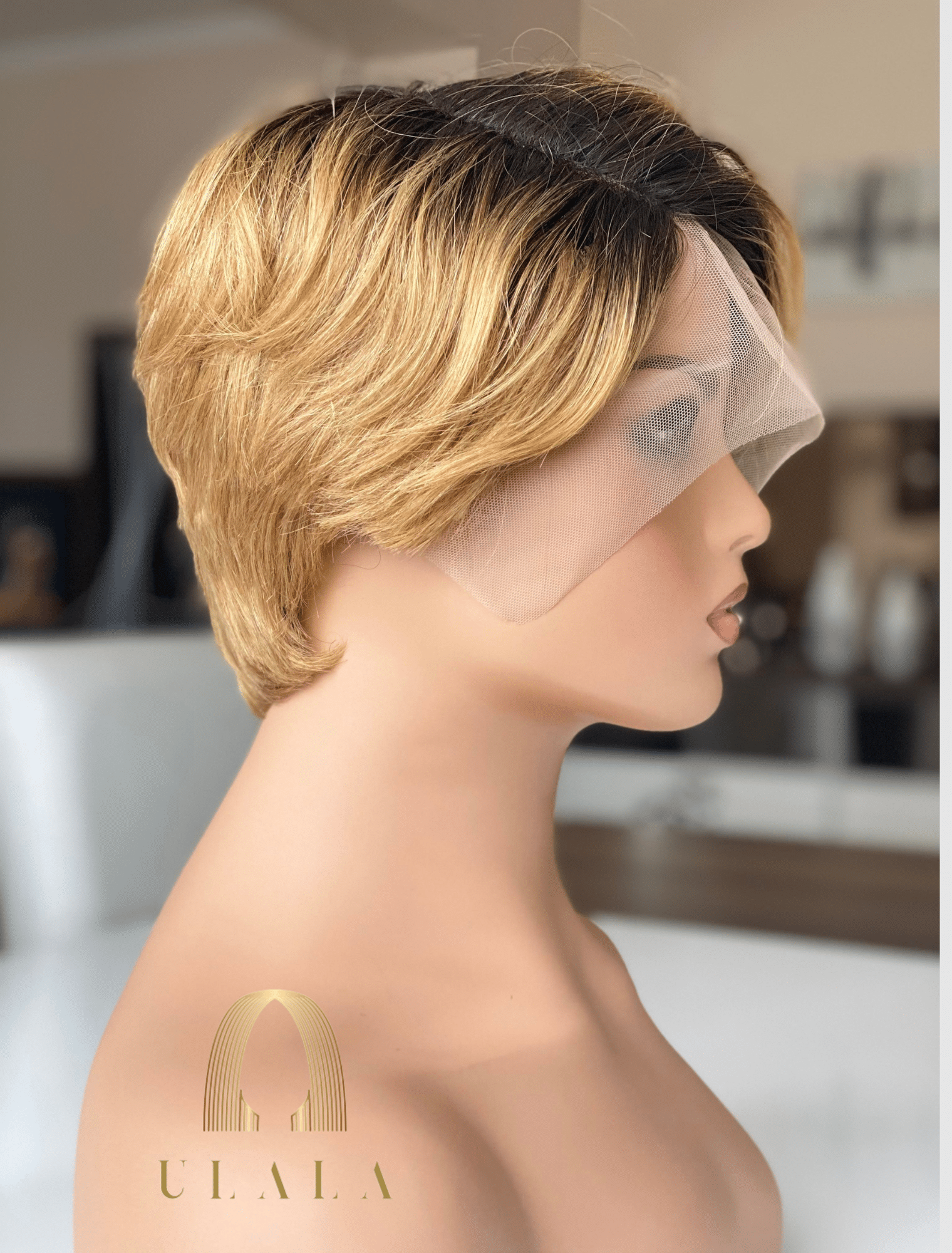 rövid lace front hálós paróka eladó