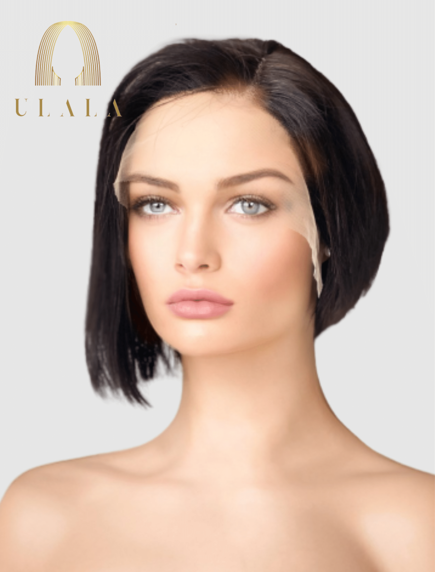 sötétbarna hálós csipke paróka eladó