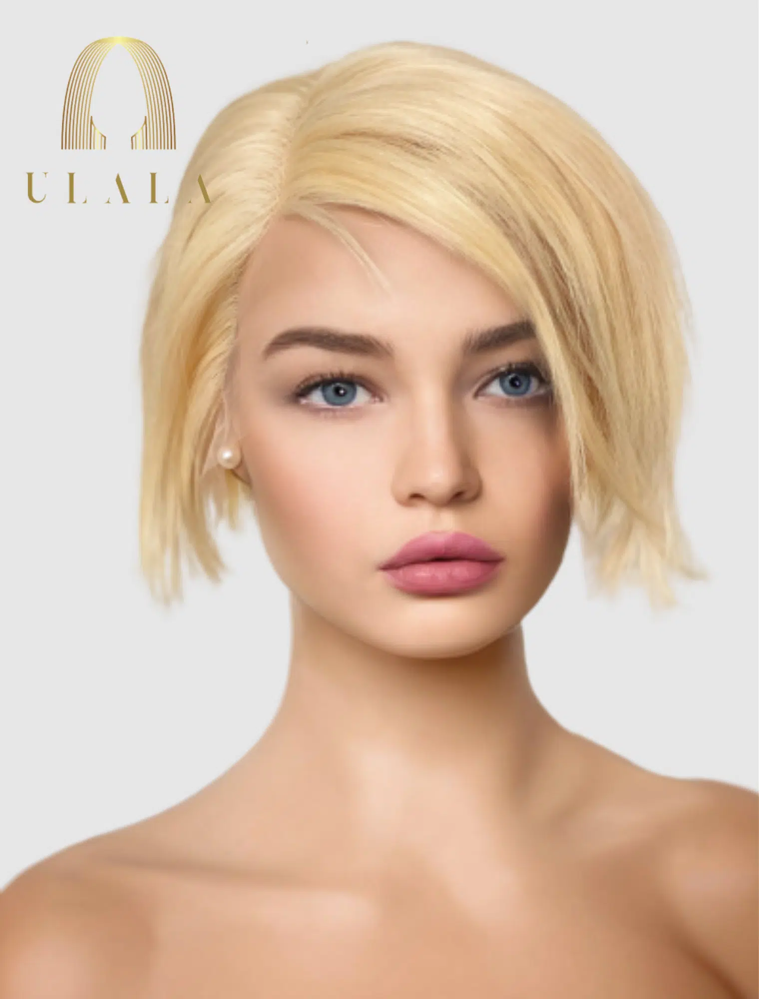 rövid szőke hálós csipke lace front paróka eladó