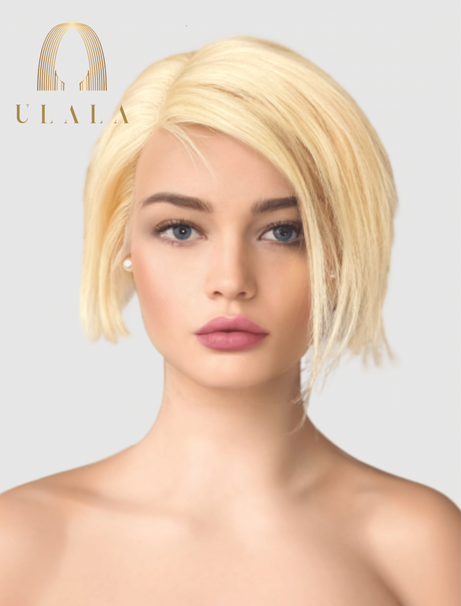 szőke rövid hálós lace front paróka eladó