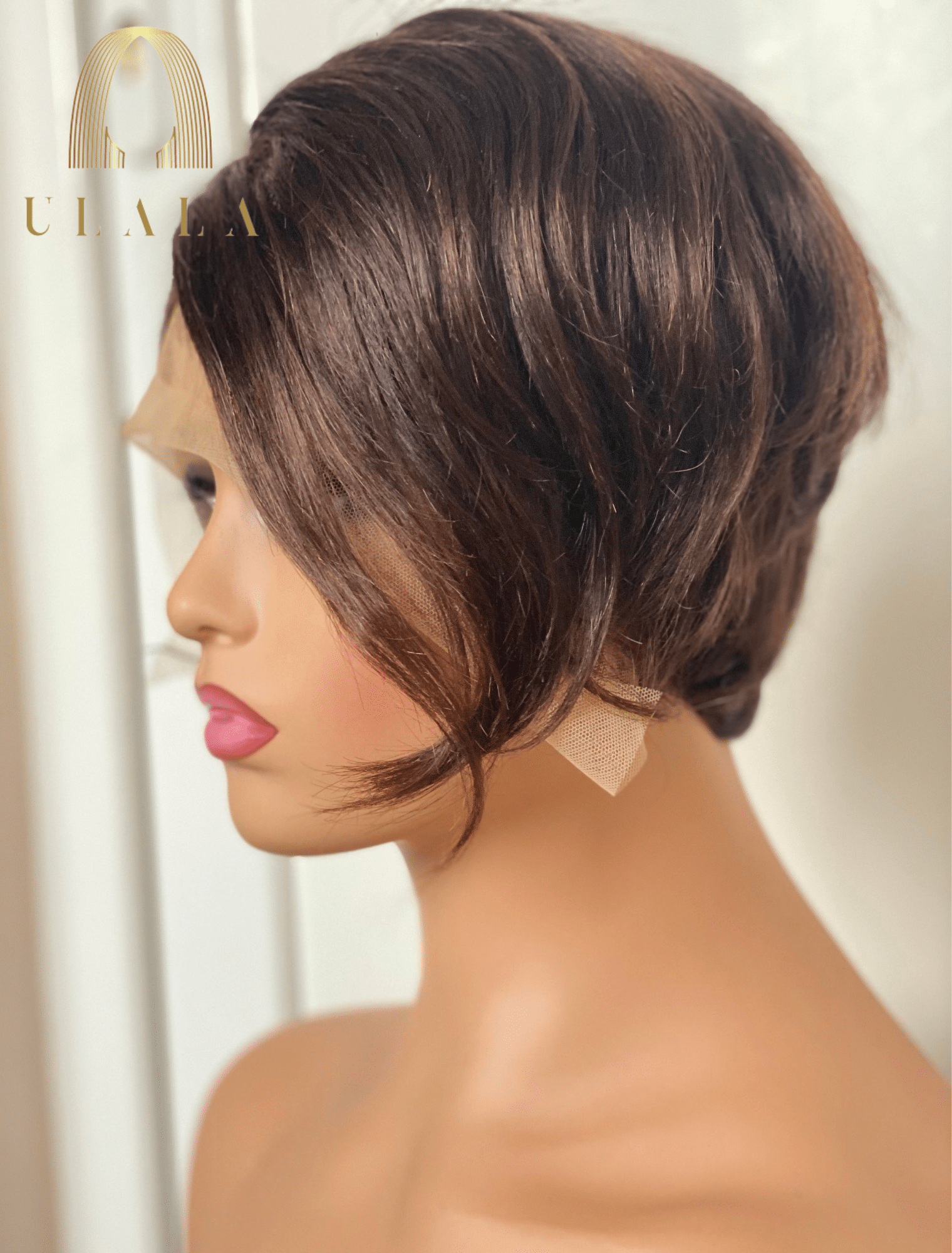 természetes rövid női paróka eladó - emberi haj