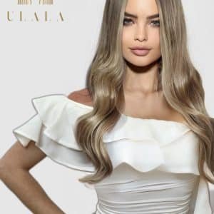 Természetes szőke hálós lace front csipke paróka