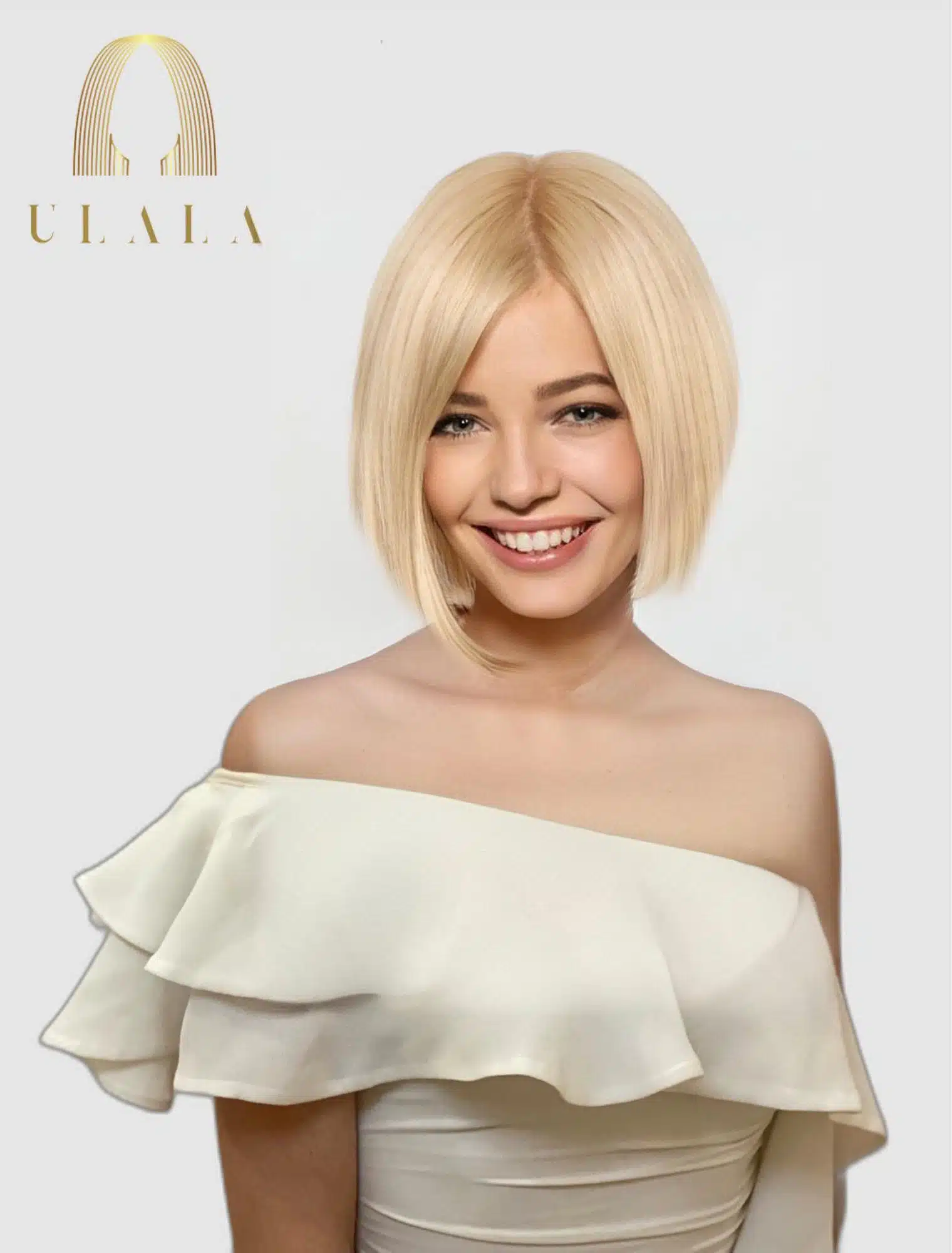 szőke bubi hálós paróka emberi hajból