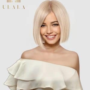 szőke bubi paróka valódi hajból