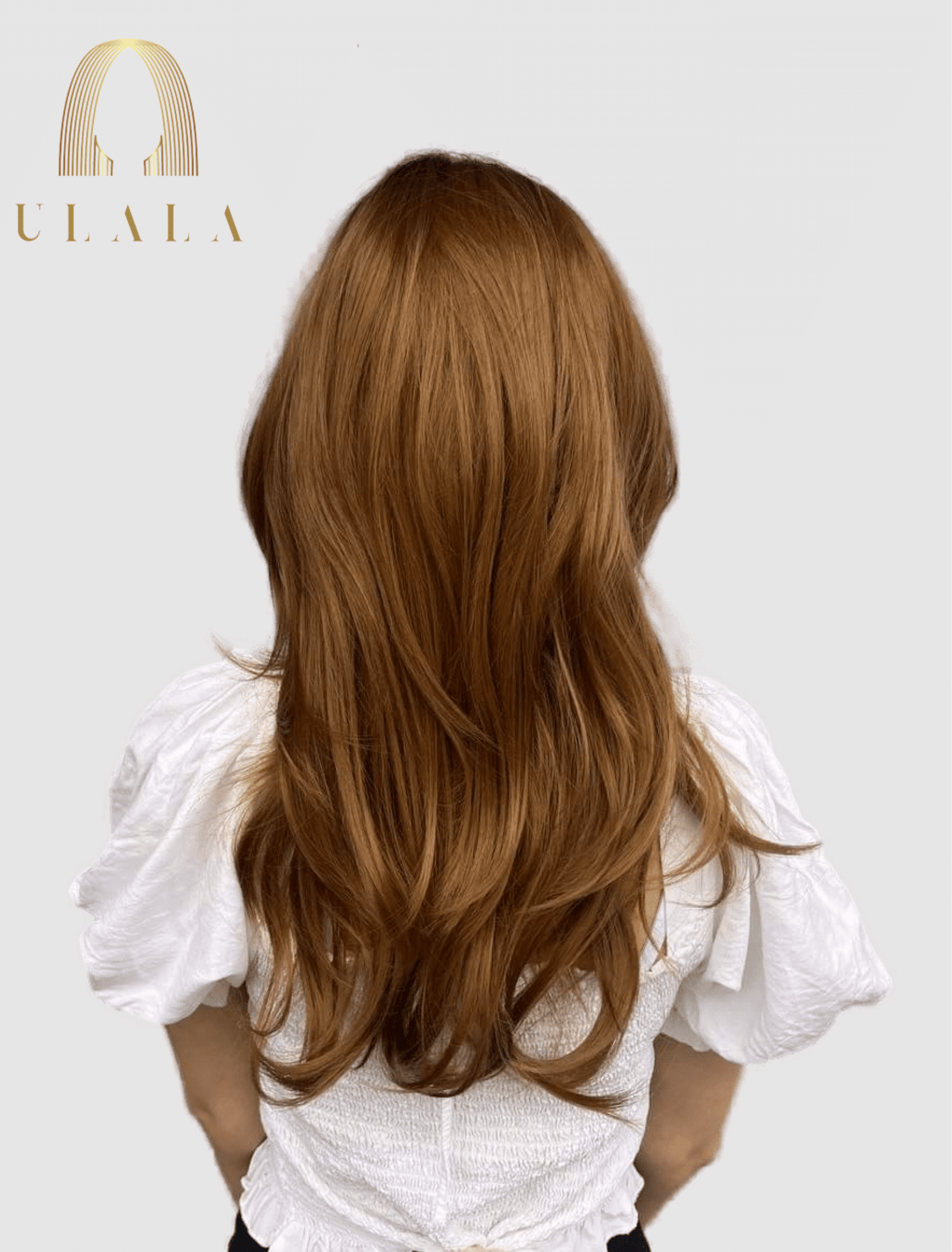 barna emberi haj paróka