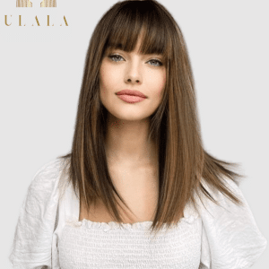 barna paróka igazi hajból