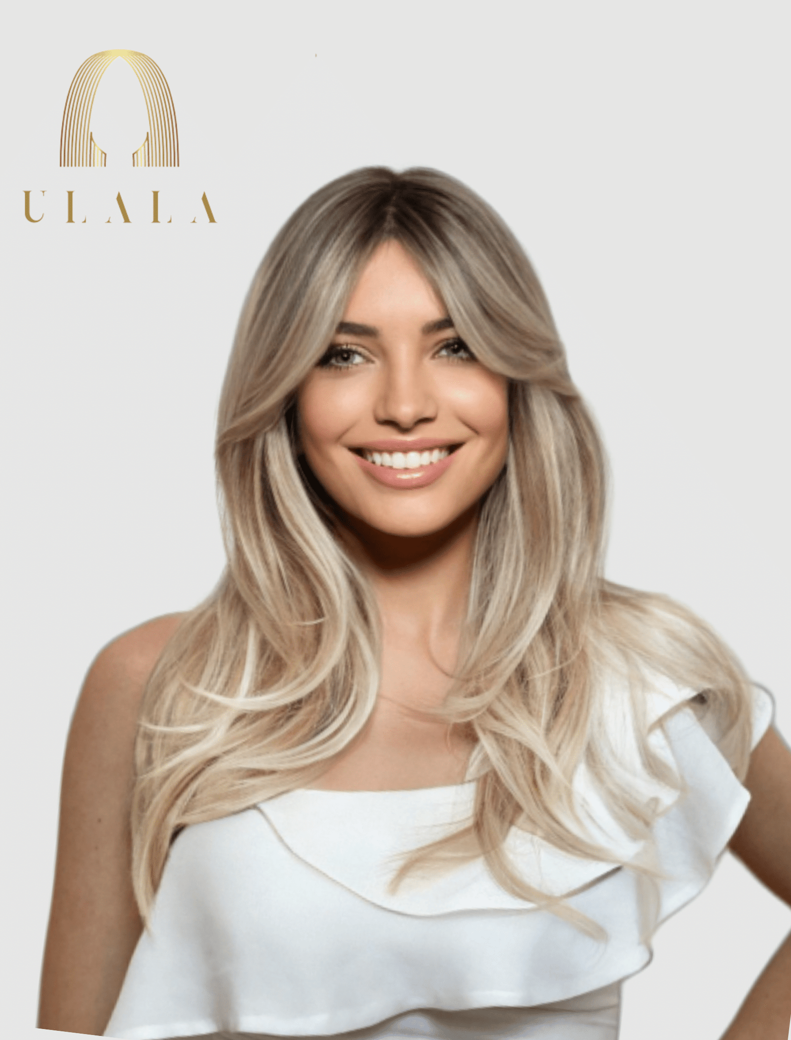 hosszú szőke paróka igazi hajból