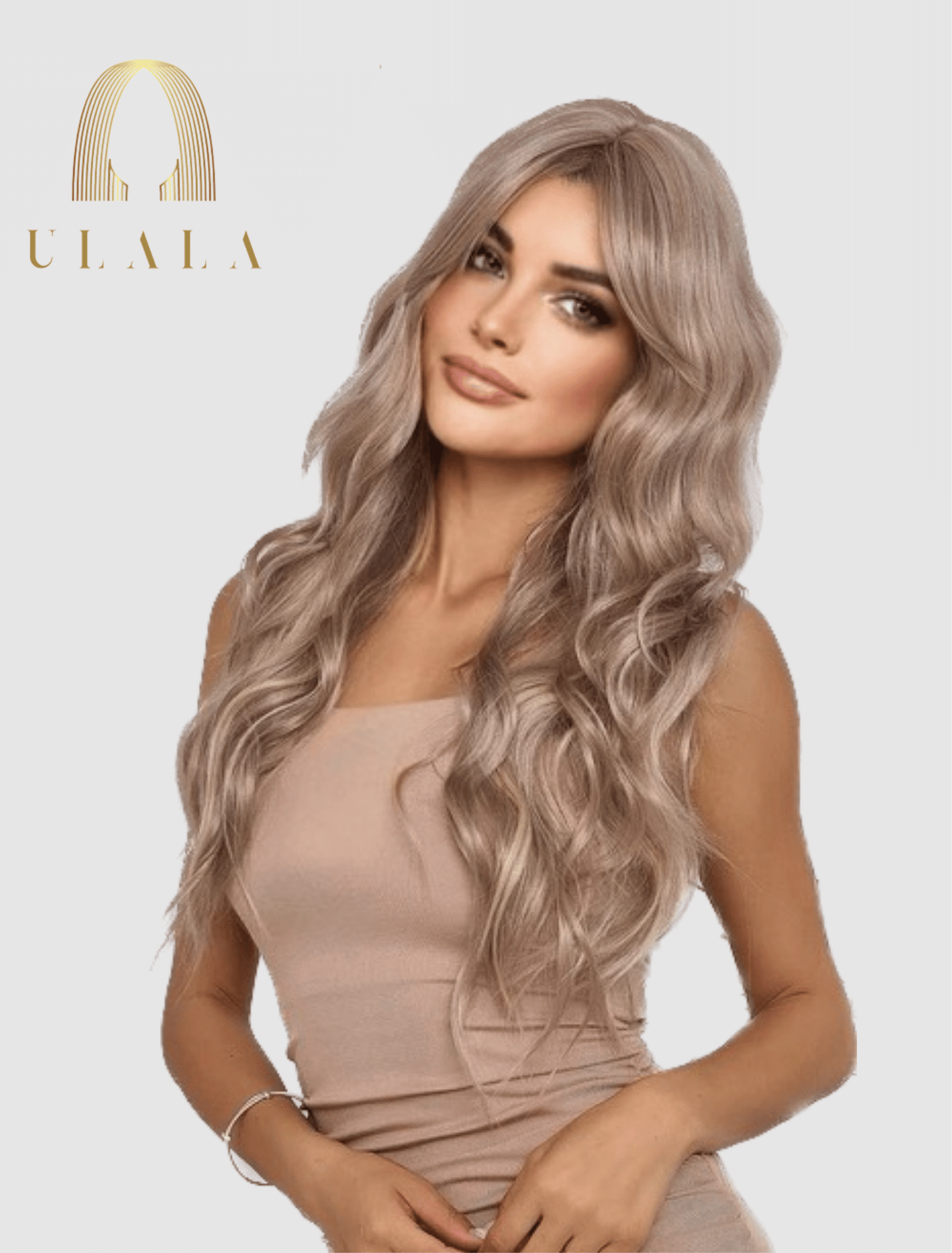 hosszú szőke paróka valódi hajból