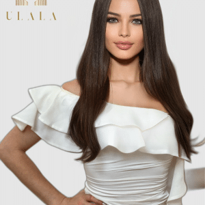 láthatatlan elejű barna paróka