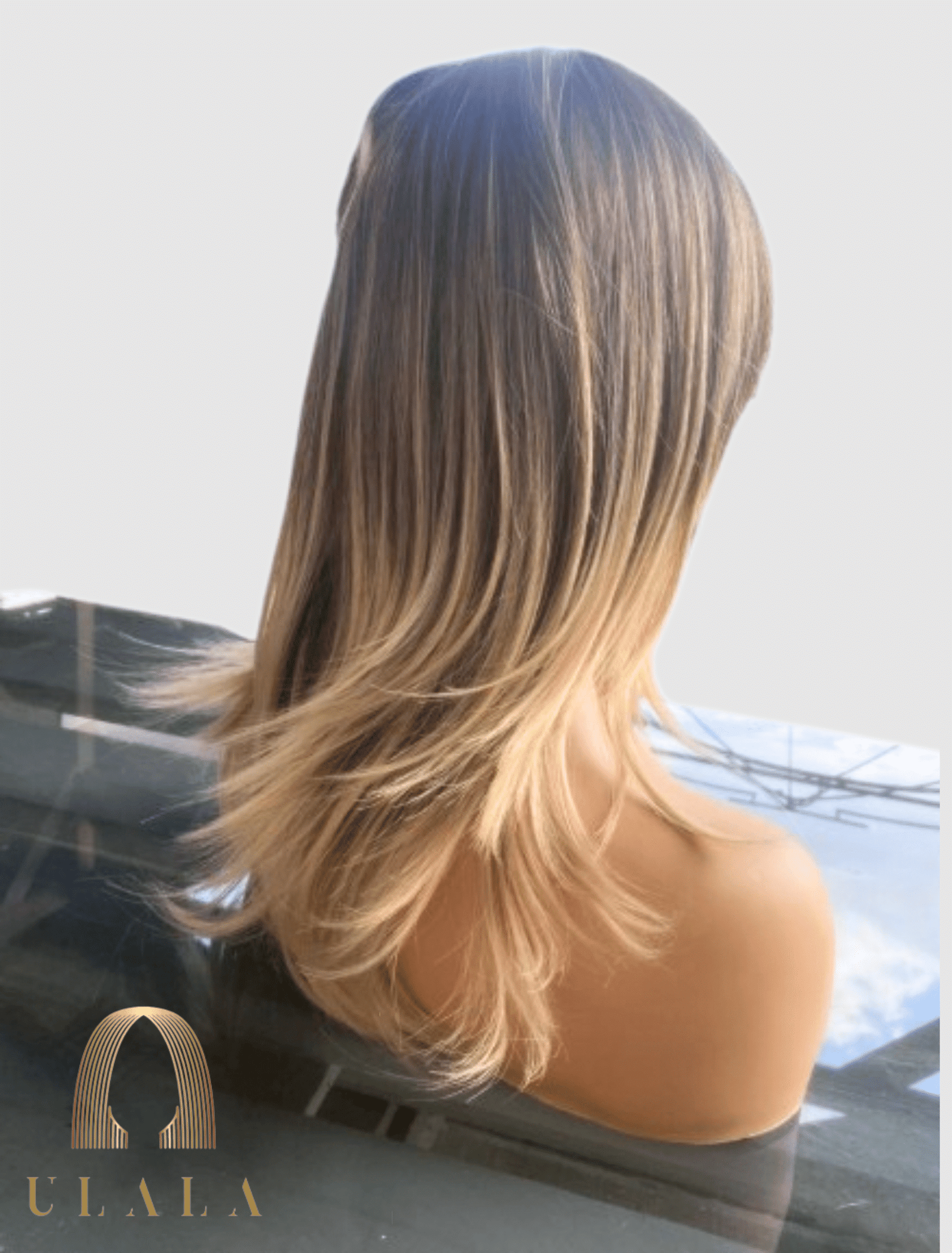 szőke balayage ombre kemoterápiás paróka