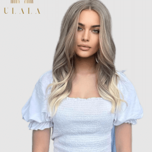 szőke lace front hálós paróka