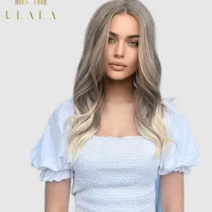 szőke lace front hálós paróka