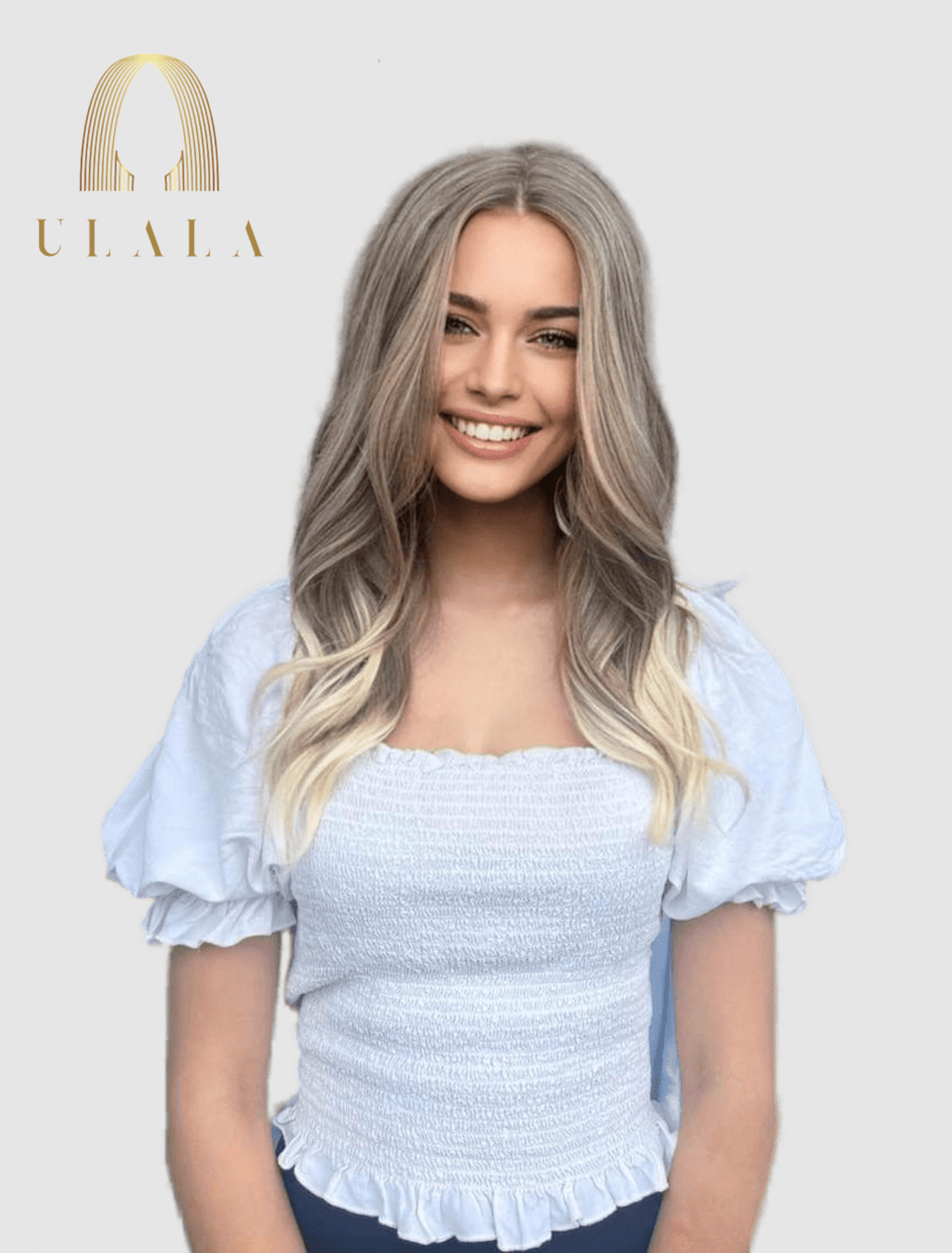 szőke lace front - láthatatlan elejű paróka