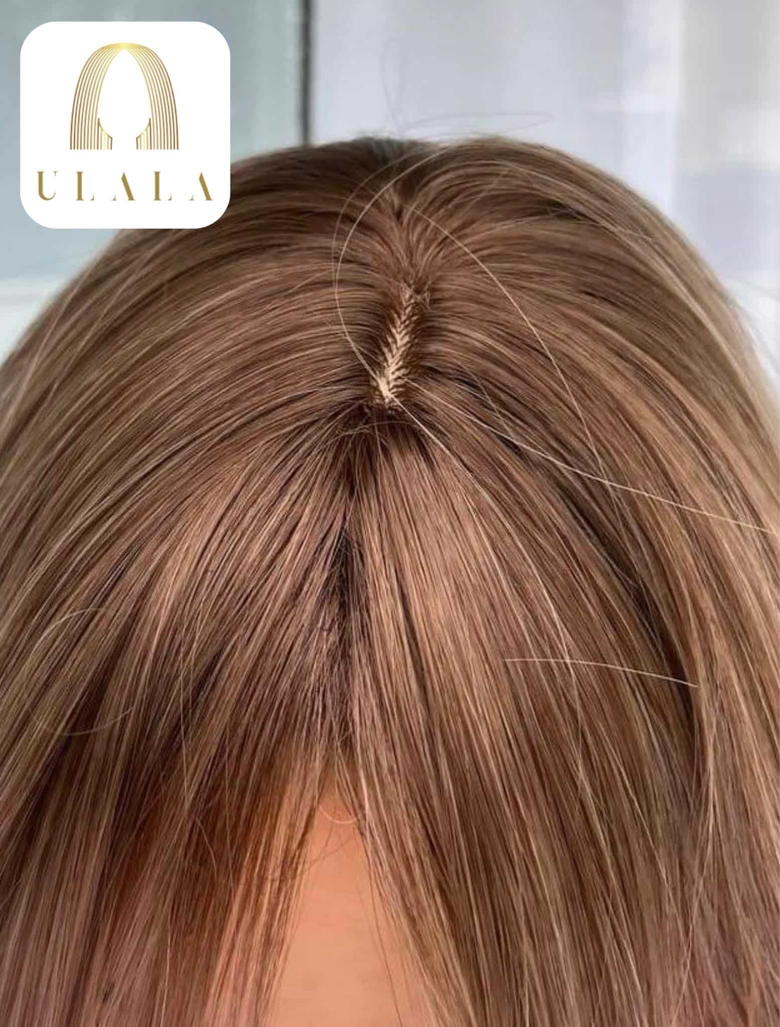 szőke valódi haj paróka