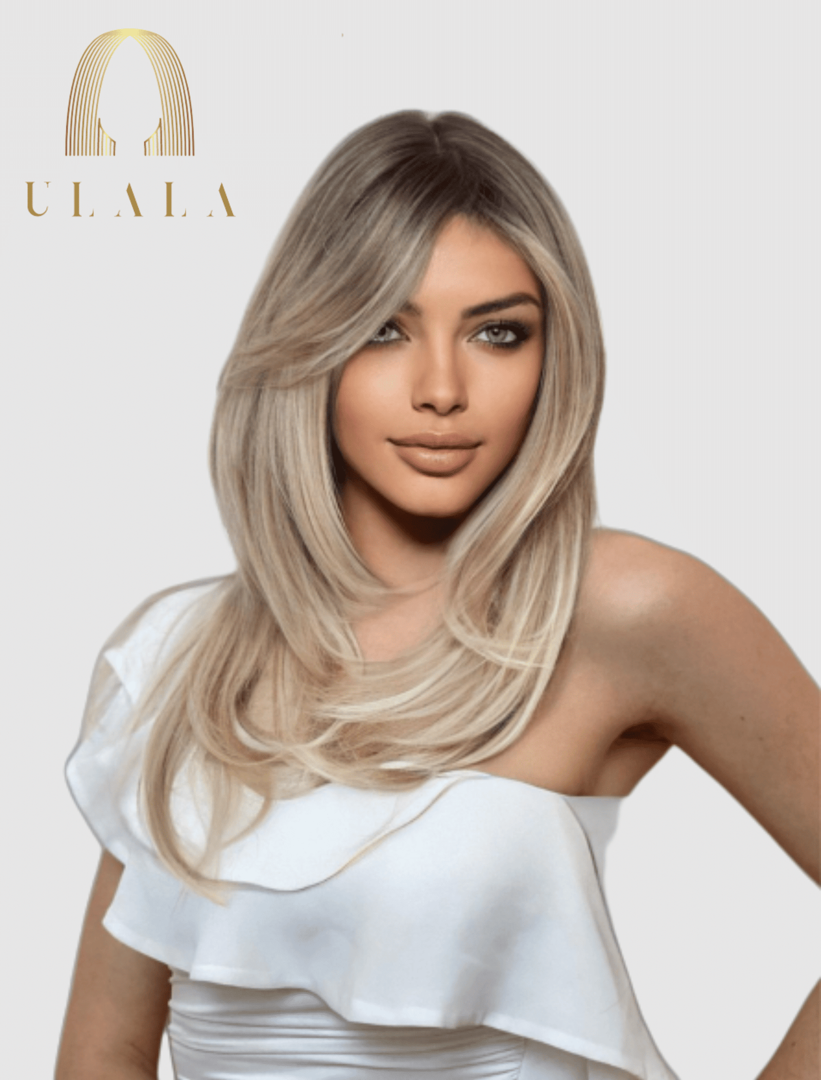 szőke valódi haj paróka